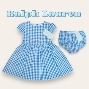 Ralph Lauren Baby Dress - NWT Checkered/Gingham Taffeta